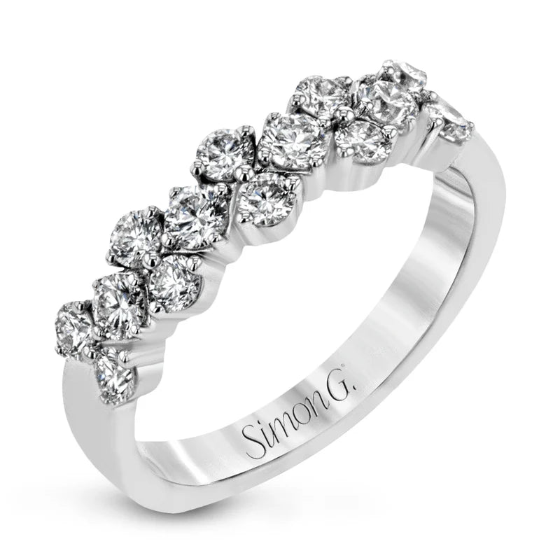 Simon G., Anniversary Diamond Band in 14K White Gold