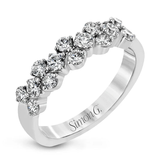 Simon G., Anniversary Diamond Band in 14K White Gold