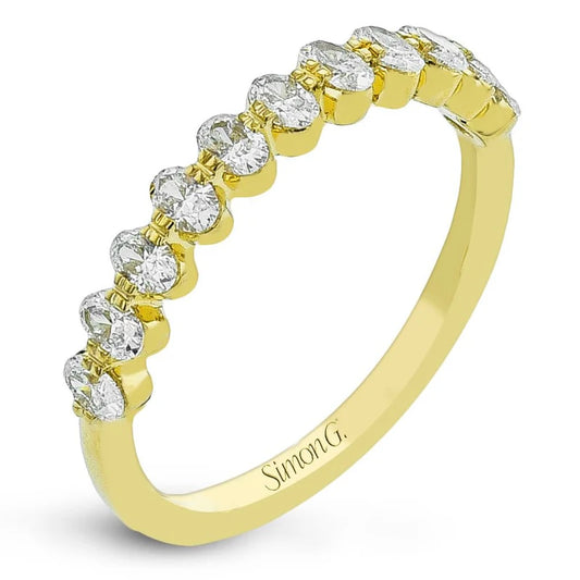 Simon G., Anniversary Band in 14K Yellow Gold with Diamonds