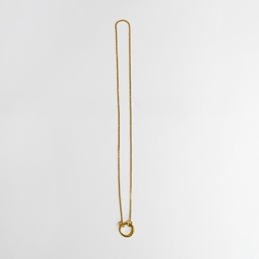 Southern Gates Gold Plated Dainty Hinged Necklace 17"