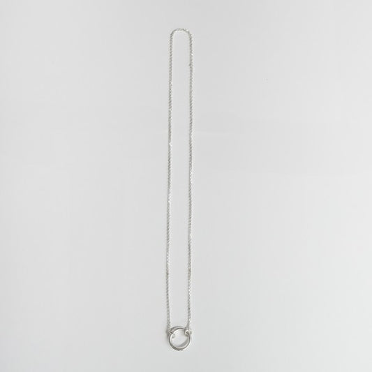 Southern Gates Dainty Rolo Necklace with Hinged Ring 17"