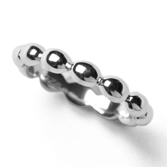 Southern Gates Single Rice Sterling Bead Ring Size 7