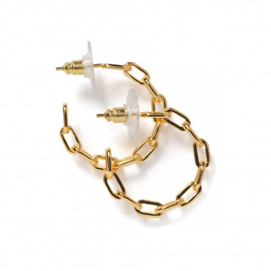 Southern Gates Palmer Gold Plated Hoop Earrings (20mm)