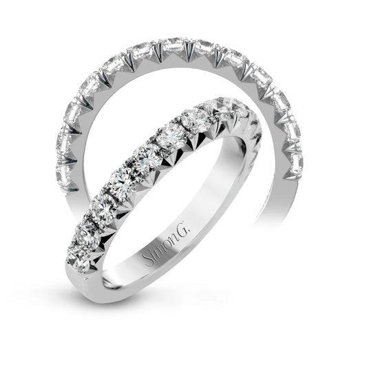 Simon G., 18K White Gold 1.00 cttw Diamond Band