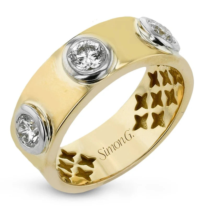 Simon G., Fashion Ring in 14K Gold with Diamonds