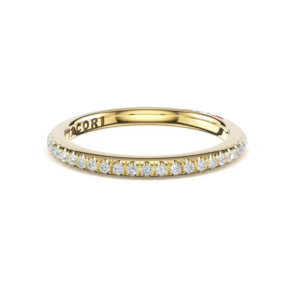 Tacori Pavé 14K Yellow Gold Diamond Wedding Band
