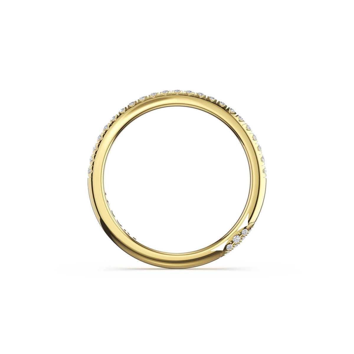Tacori Pavé 14K Yellow Gold Diamond Wedding Band