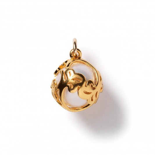 Southern Gates Gold Plated Filigree Pearl Pendant