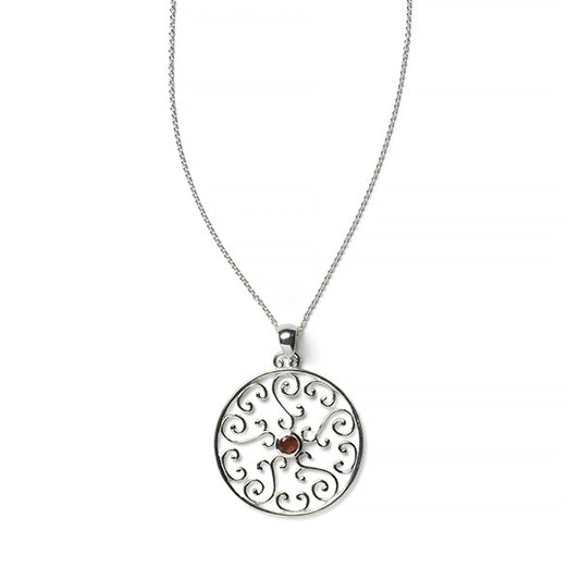 Southern Gates Gemma Pink Tourmaline Necklace (30mm)