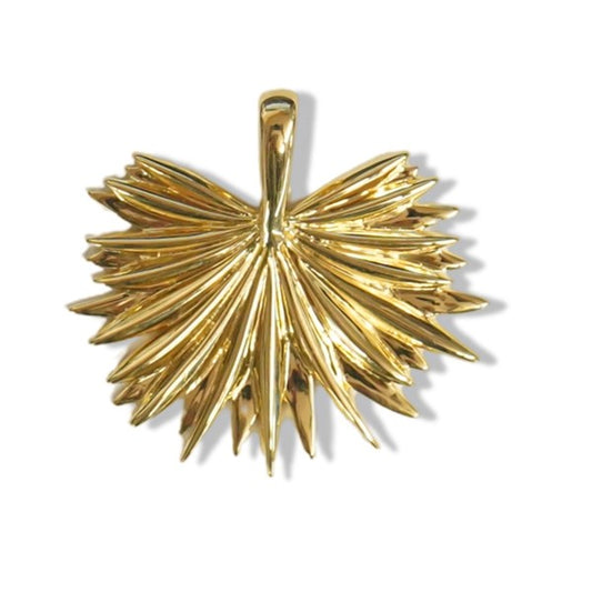 Southern Gates Gold Plated Palm Frond Charm