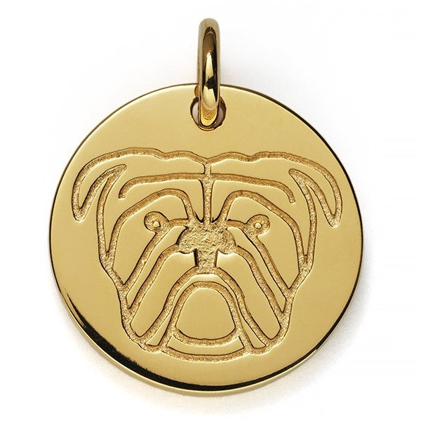 Southern Gates Gold Plates Game Day Bulldog Charm