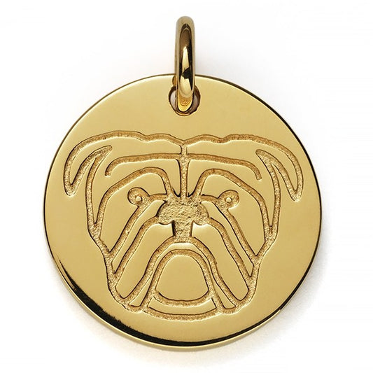 Southern Gates Gold Plates Game Day Bulldog Charm