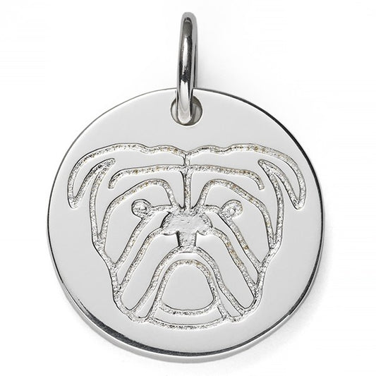 Southern Gates 925 Sterling Silver Bulldog Charm
