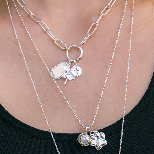 Southern Gates 925 Sterling Dog Tag Charm