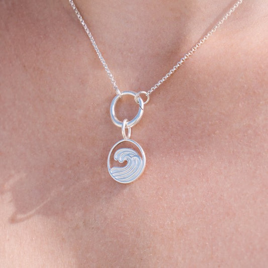 Southern Gates 925 Sterling Wave Charm