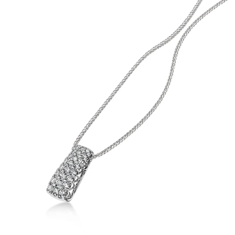 Simon G., Simon-Set Pendant Necklace in 18K Gold With Diamonds