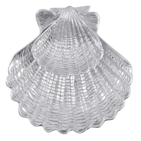 Mariposa Scallop Shell 2-Piece Chip & Dip Set