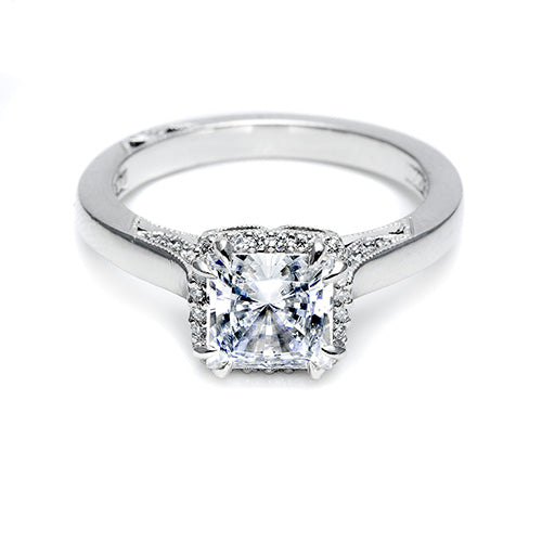 Tacori Dantela 18K White Gold Engagement Ring
