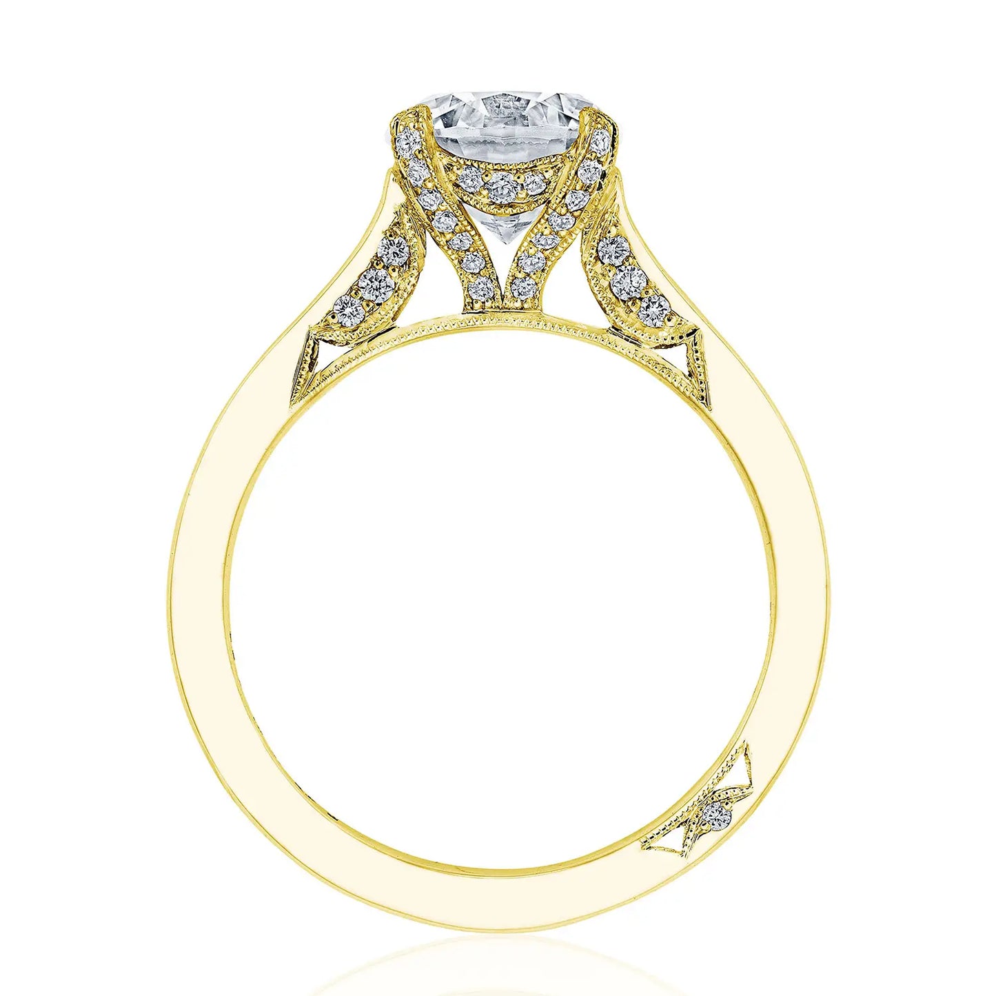 Tacori Simply Tacori Round Solitaire Engagement Ring in 18K Yellow Gold