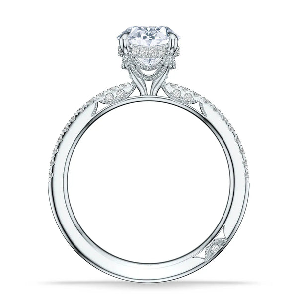 Tacori Simply Oval Solitaire Engagement Ring In Platinum
