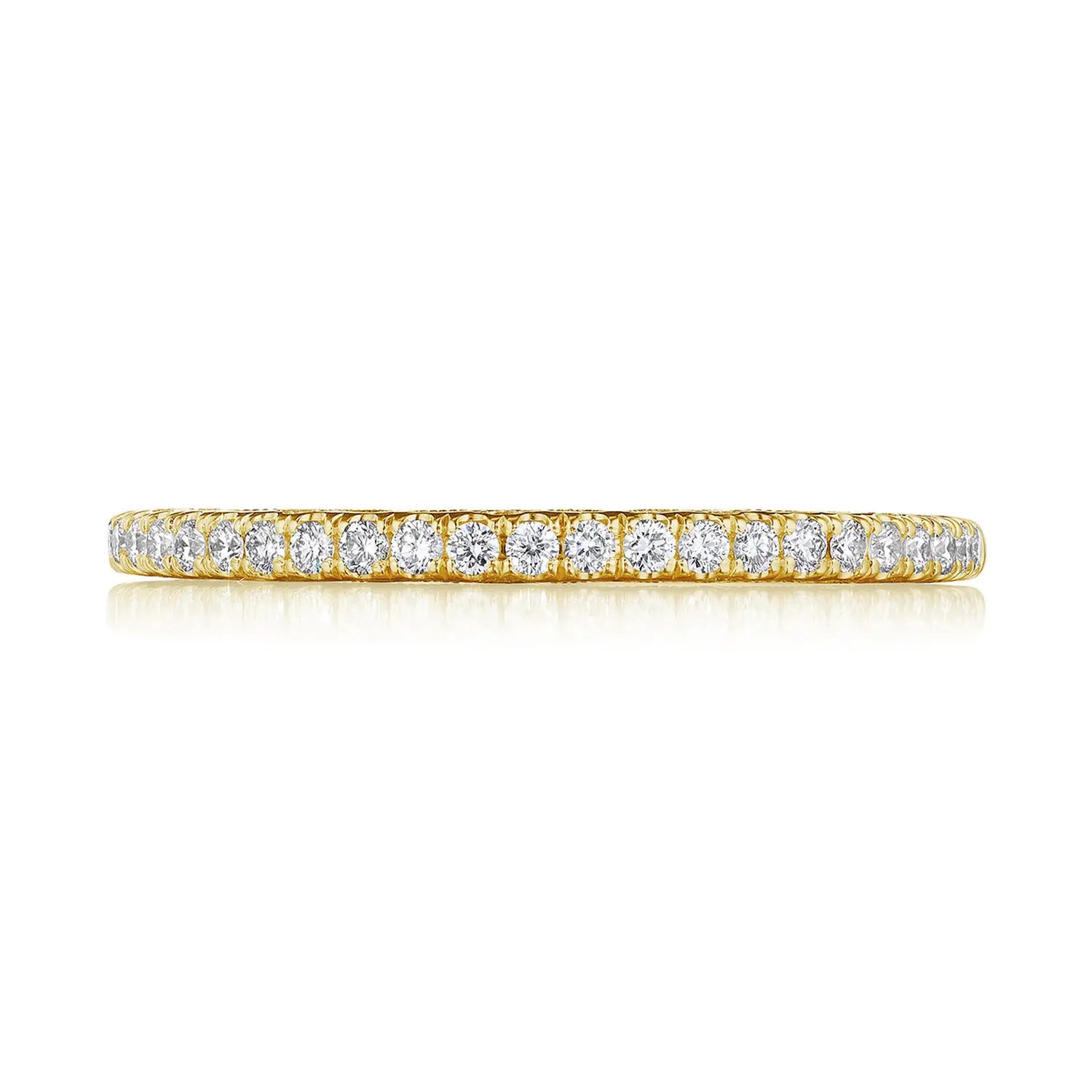 Tacori French Pavé Diamond Wedding Band in 18K Yellow Gold