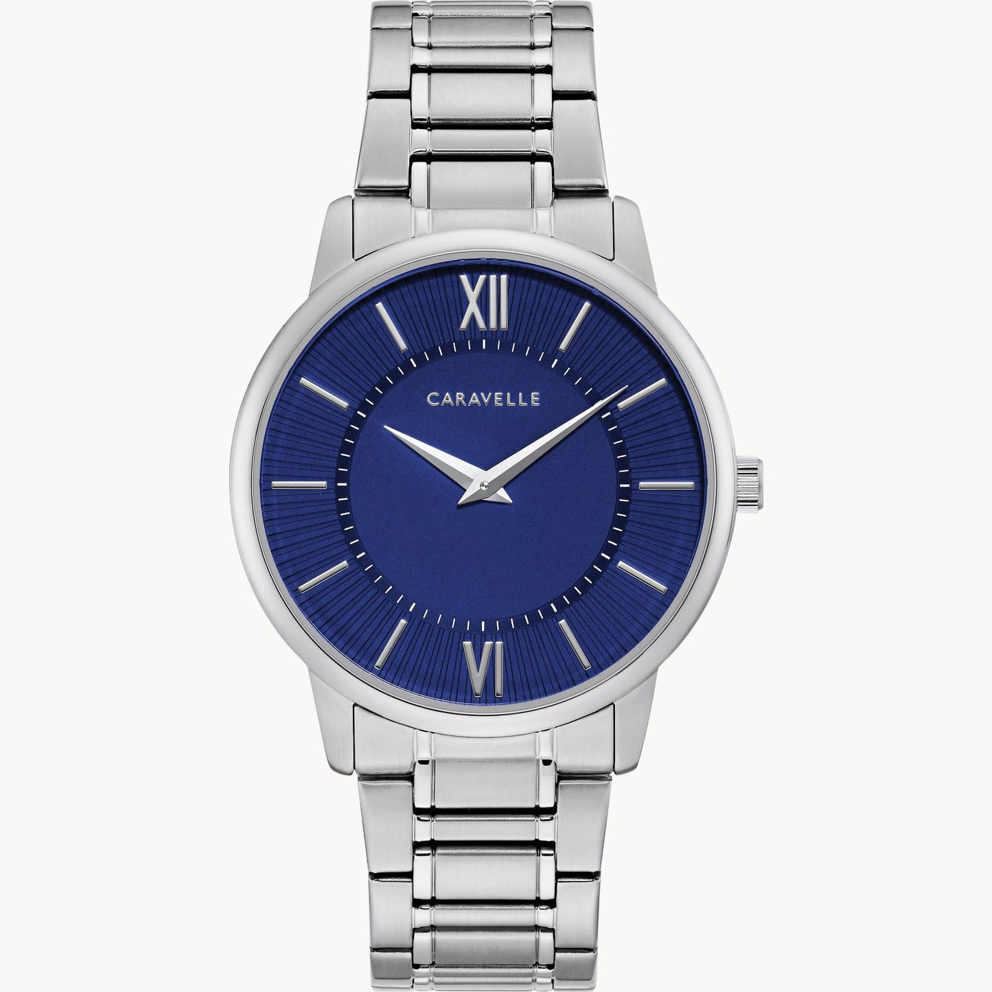 Caravelle Designed by Bulova Men's Stainless Steel Watch 39mm 43a151, Silver Caravelle Designed by Bulova Men's Stainless Steel Watch 39mm 43a151, Silver