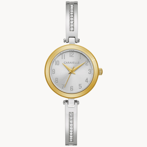 Caravelle Dress Two Tone Watch and Bracelet
