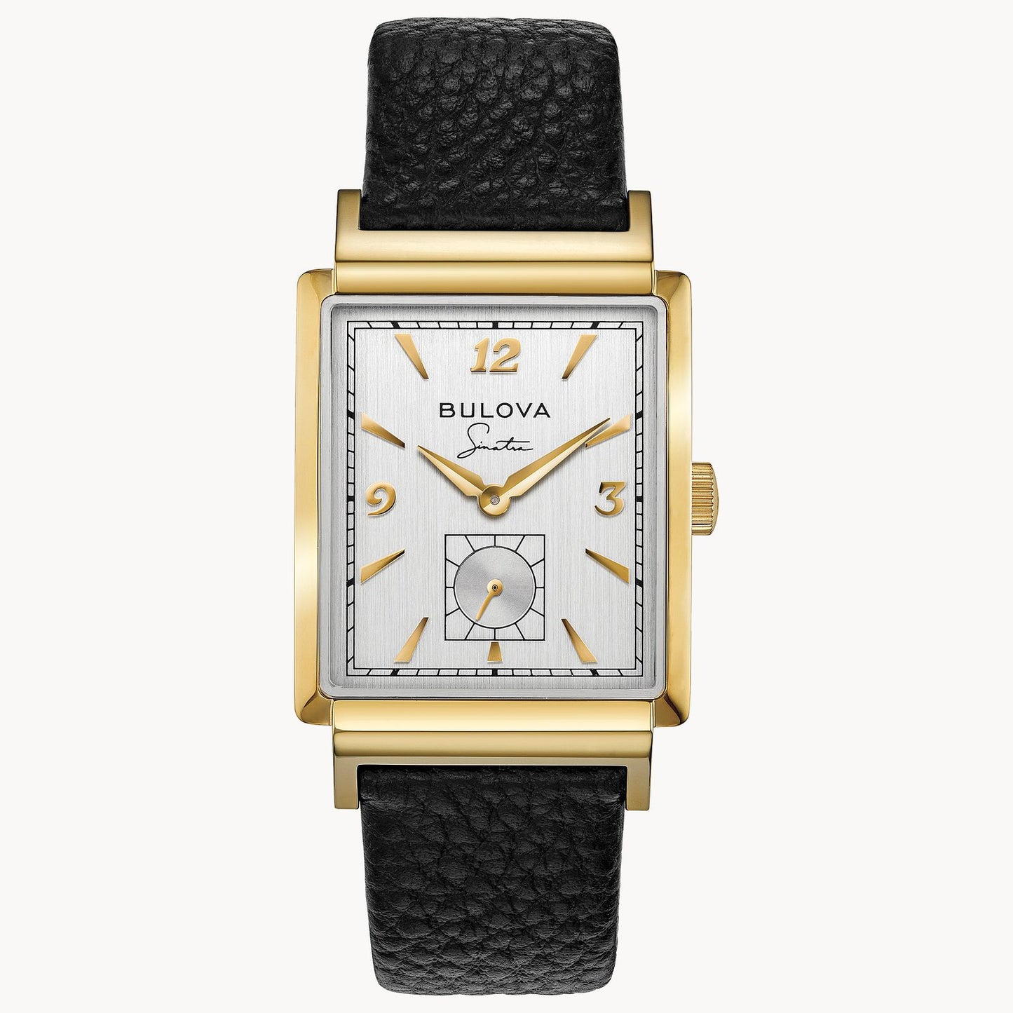 Bulova Frank Sinatra My Way Leather Strap Watch
