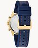 Bulova Marine Star Gold Case with Blue Dial and Blue Strap Mens Watch