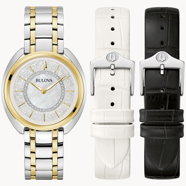 Bulova Woman's Duality Diamond Watch Box Set