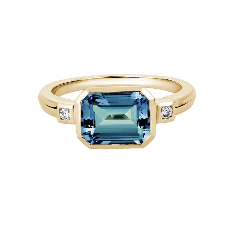 Artistry 14K Yellow Gold London Blue Topaz Ring