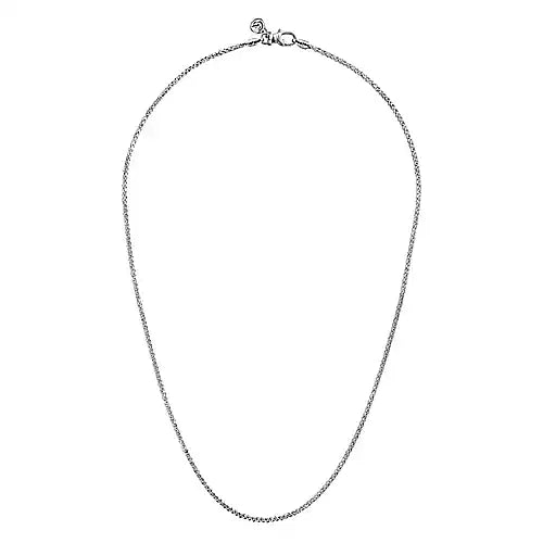 Gabriel & Co., Sterling Silver Men's Wheat 20" Chain