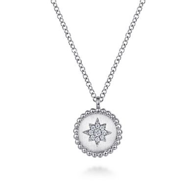 Gabriel & Co., Sterling Silver Star Fashion Pendant Necklace