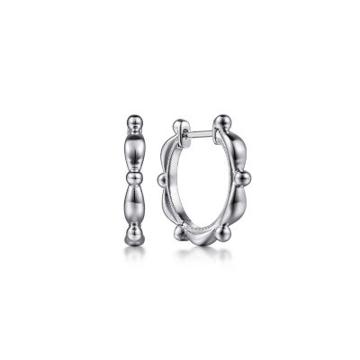 Gabriel & Co., 925 Sterling Silver Bujukan Huggie Earrings