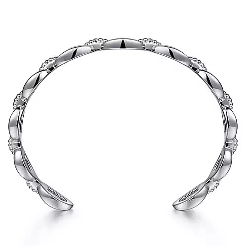 Gabriel & Co., Sterling Silver Oval Link Cuff Bangle