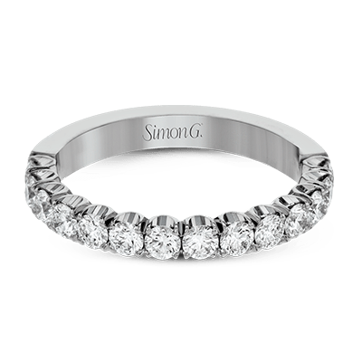 Simon G. 18K White Gold Diamond  Band