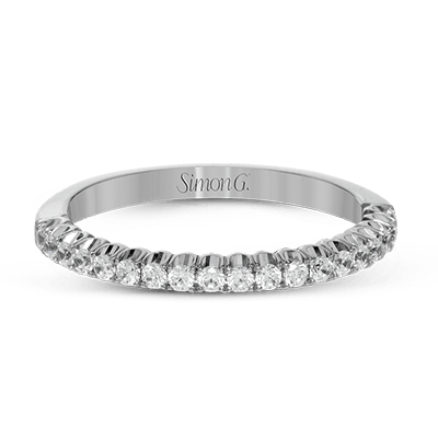 Simon G. 18K White Gold Diamond Band