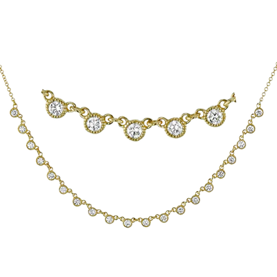 Simon G. 18K Yellow Gold Diamond Necklace