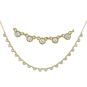 Simon G. 18K Yellow Gold Diamond Necklace
