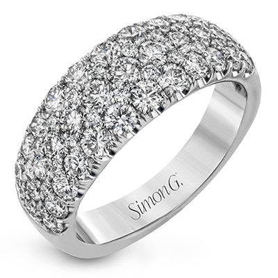 Simon G. 18K White Gold Diamond Band