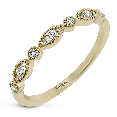 Simon G., 18K Yellow Gold Diamond Band