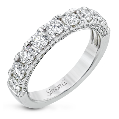 Simon G. 18K White Gold 1.47 carat Diamond Band
