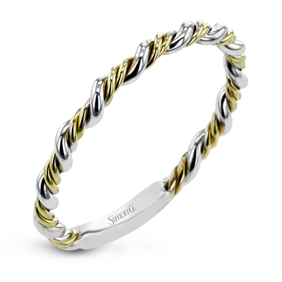 Simon G., 18K Two Tone Twist Band