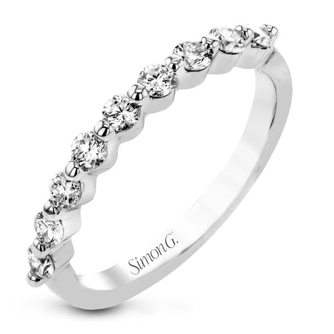 Simon G. 18K White Gold .47 carat Diamond Band