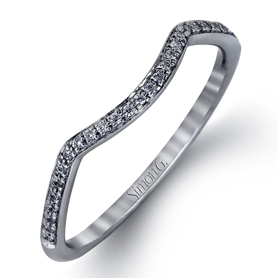 Simon G. 18K White Gold Diamond Band
