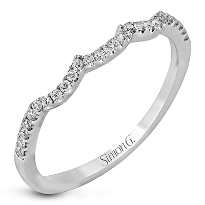 Simon G. 18K White Gold Diamond Band