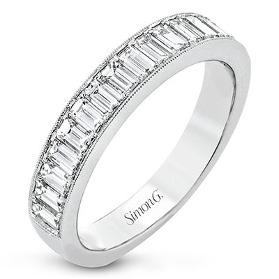 Simon G. 18K White Gold Anniversary Diamond Band