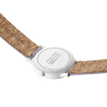 Mondaine Essence White Dial Lavender Strap 41mm Watch