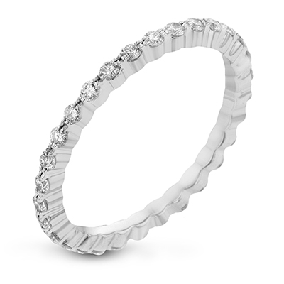 Simon G. 18K White Gold .30 carat Diamond Band