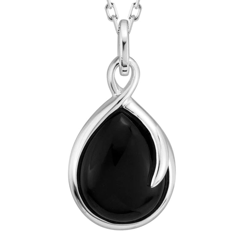 Artistry Sterling Silver Pendant Featuring Black Onyx